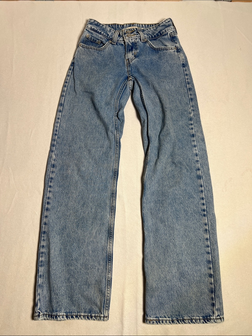 Levi's Light Blue Wide-Leg Flare Jeans